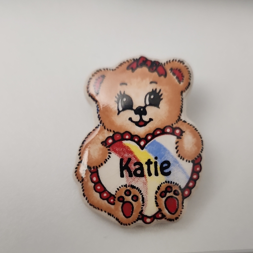 Katie Name Ceramic Pin